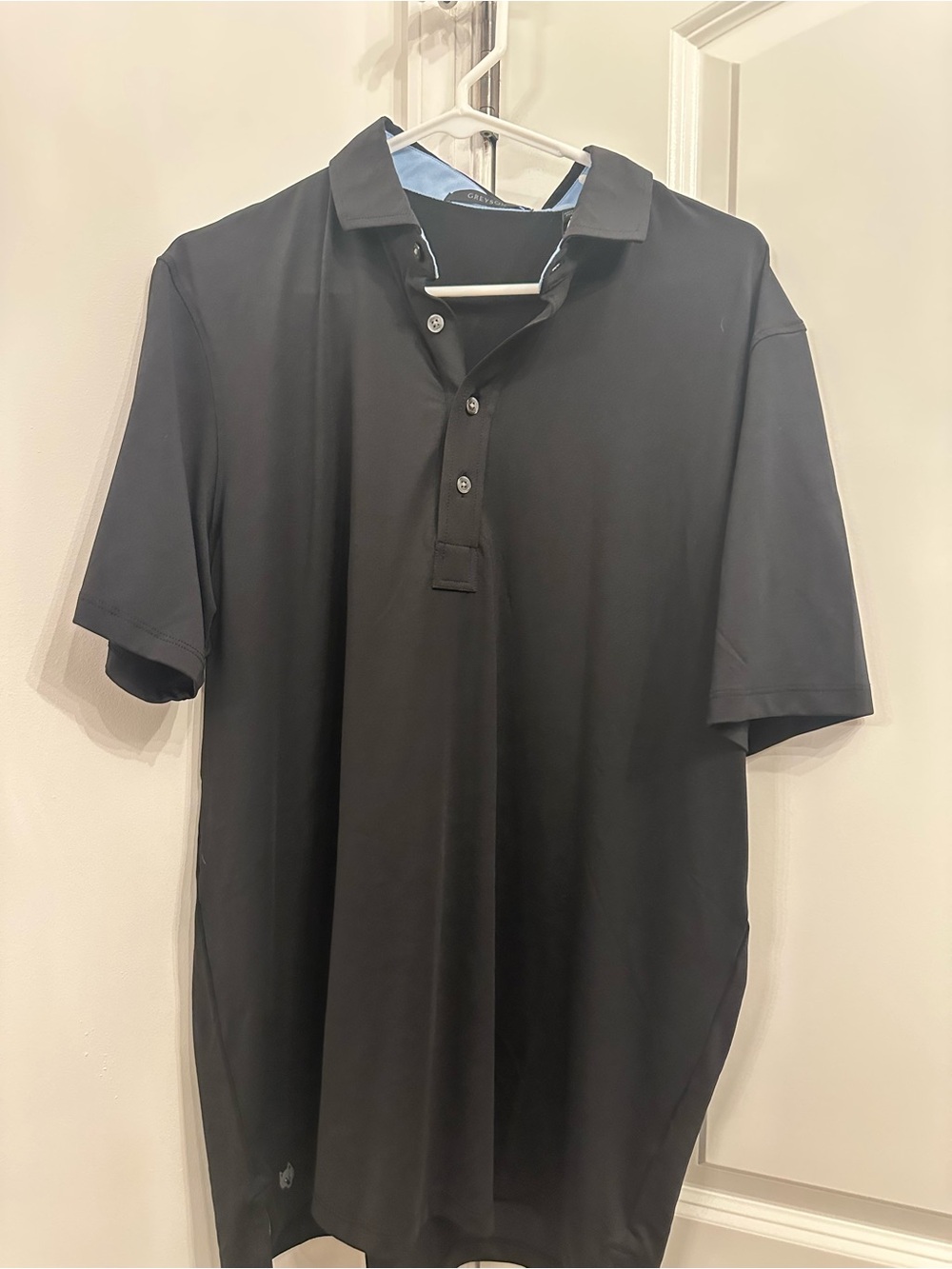Greyson NWT  Men's Black Polo Shirt - Classic Short Sleeve. Size Large